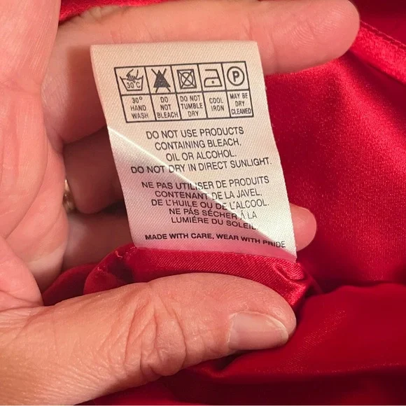 Ted Baker London red ruffle neck belted sheath dress - Picture 7 of 8